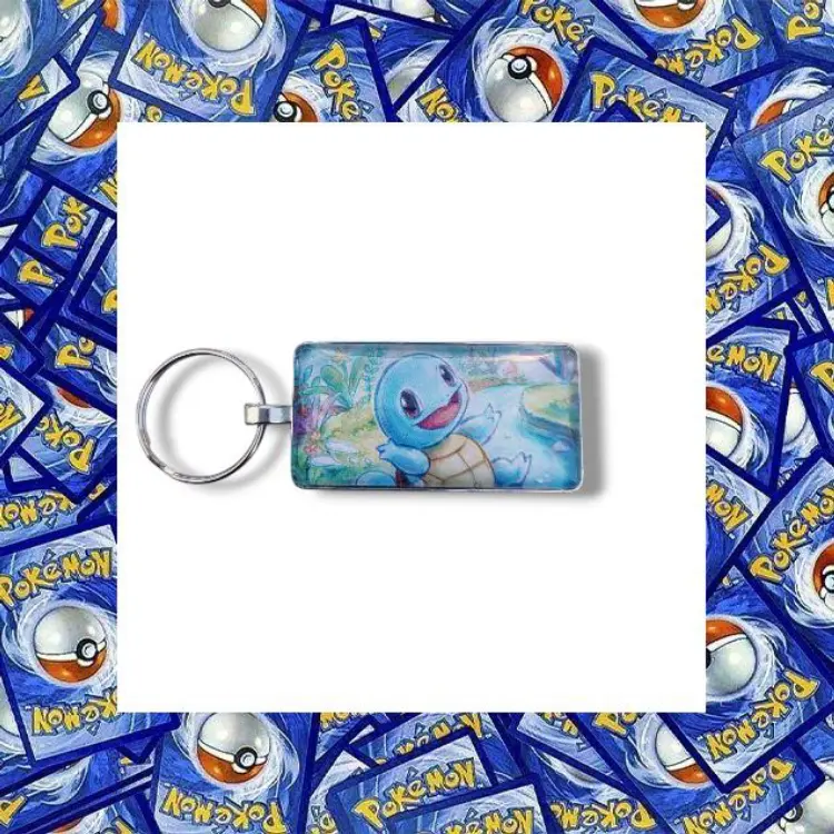 Pokemon Card Keychain - Squirtle