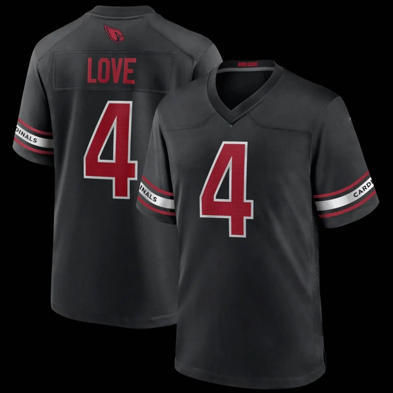 Unisex Football Love Arizona Alternate Game Player Jersey - Black