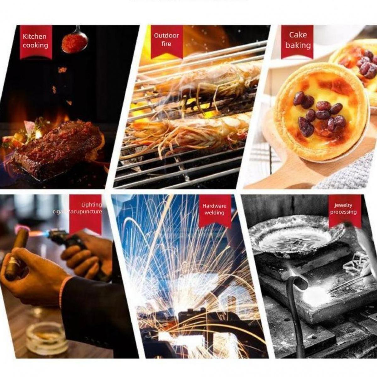 MT-920 Powerful Propane Cooking Torch, One-Button Ignition Adjustable High Flame, Heavy-Duty Searing Torch For Steak BBQ CE Certified Portable Culinary Blow Torch For Kitchen Camping Charcoal Starter, Viral Must-Have Kitchen Gadget For Chefs & Grill Maste