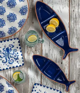 Fish Shape Divided Bowl