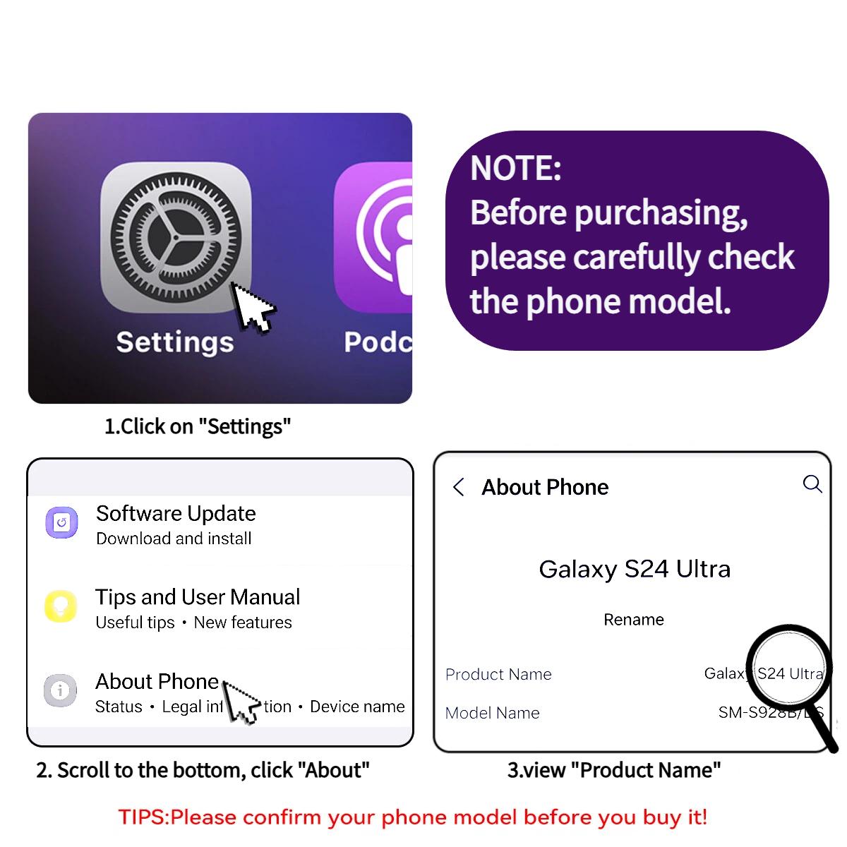 [Free!!Ship!] Heavy Duty Protection Color Changing Laser Case for Samsung Galaxy S25 Ultra S24 S23 Mag Safe Iridescent Back Four-Corner Drop Protection Phone Cover