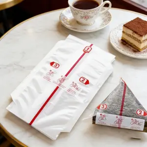 300pcs Practical Onigiri Wrappers for Triangle Rice Balls, Double Layered Sushi Packing Bags for Freshness