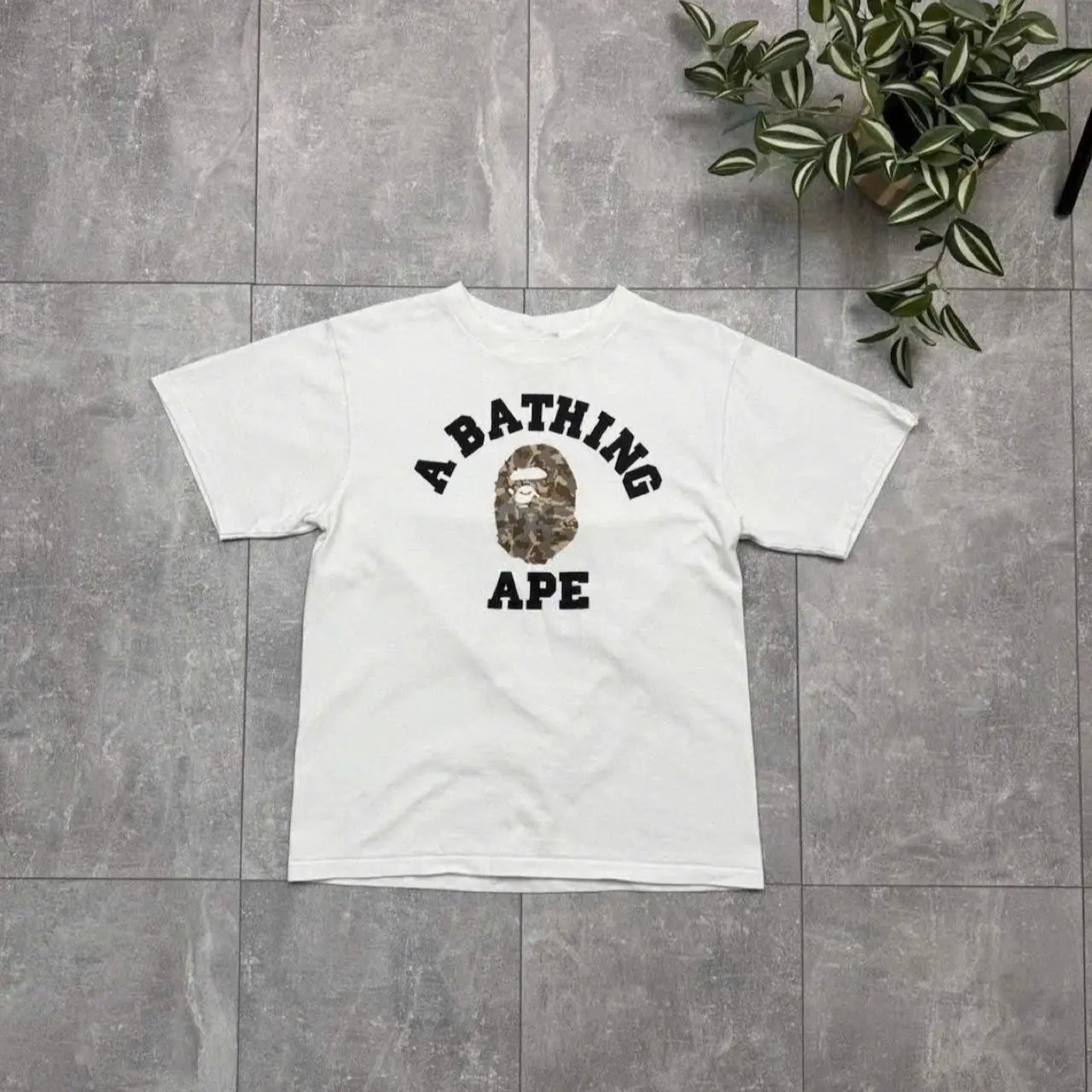 Men's 2026 New Streetwear Oversized Short-Sleeve Tee, Camo Logo Graphic Design