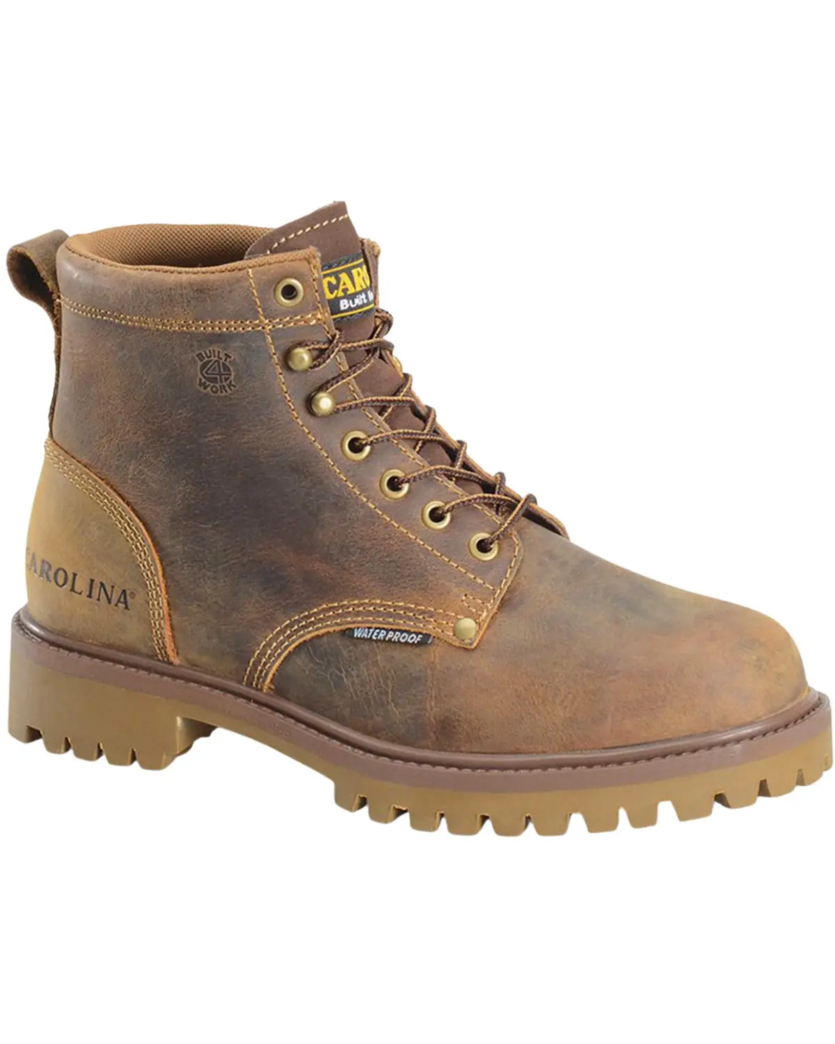 Carolina Men's Men'S 6" Waterproof Work Boot Steel Toe - Ca7558