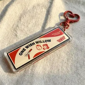 Obsession One Wish Willow Keychain Charm, Obsession Keychain, Horror Movie Gift Enamel Pin, Gift for Fans