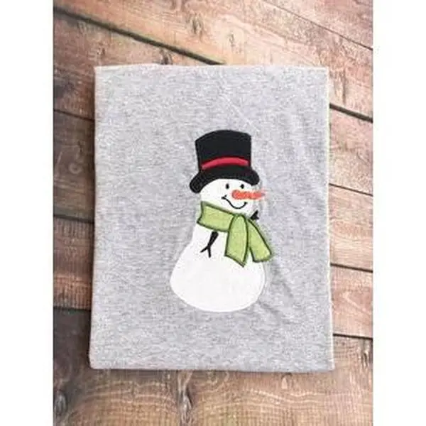 Snowman Applique Embroidery Design Download for Embroidery Machine, Christmas Applique, Winter Applique Design , Frosty Applique - Etsy
