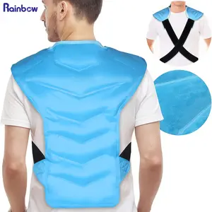 Rainbow Extra Large Ice Pack Wrap for Shoulder and Upper Back Reusable, Full Back Cold Pack, Hot & Cold Compress Gel Pack for Shoulder Upper Back