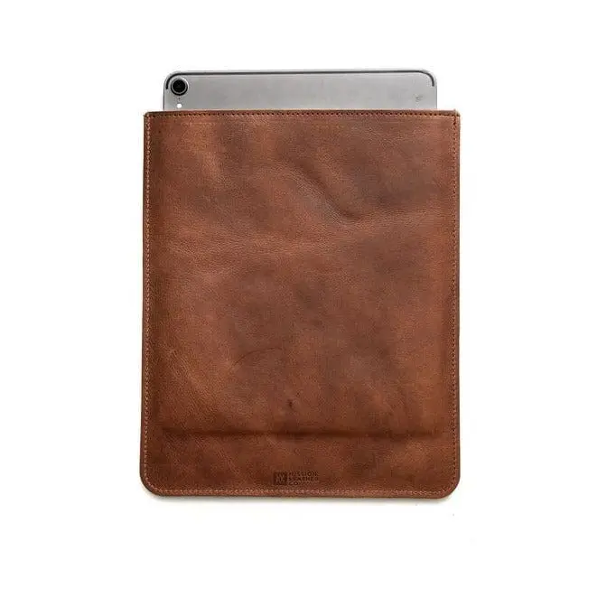 Leather iPad Sleeve | Vertical