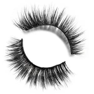 Mademoiselle Lash Adrienne Vegan Mink Faux Lashes Cruelty-Free Natural Look Makeup Enhancer for Glamorous Eyes Synthetic Eyelashes Extensions