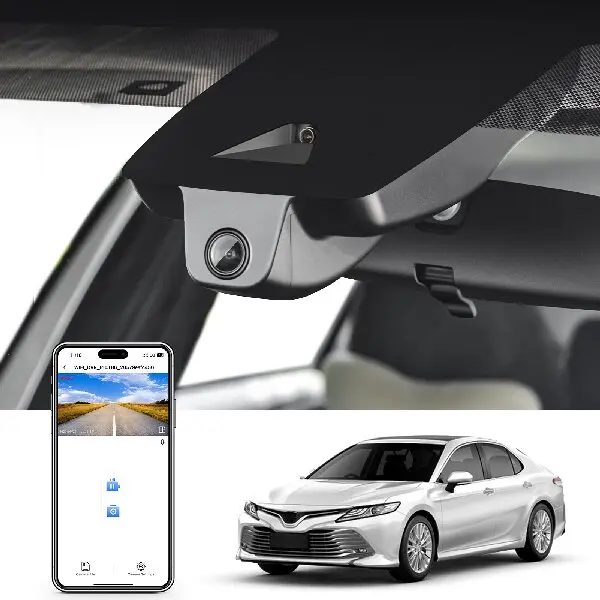 mangoal 4K Dash Cam fit for Toyota Camry & Camry Hybrid 2021 2022 2023 2024 (Model A), LE L XLE TRD XSE SE
