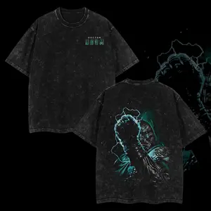 Doctor Doom Menswear Gift for Movie Fans Top Apparel Classic Oversized Seamless Simple Straight Man Designer Shirts Men's Regular Fit Floral Print Tee Heavyweight Cotton T-Shirts Featuring Epic Panther Design Retro Oversized Cotton Graphic Tee
