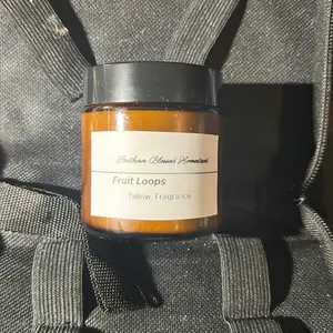 Fruit Loops Tallow Fragrance - Grass Feed Beef Tallow Lotion for Dry Skin Care with Organic Oils & Botanicals - Deeply Nourishing Formula