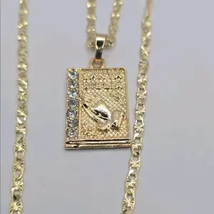 HOLY BIBLE necklace gold-plated 18"inches 24"inches available