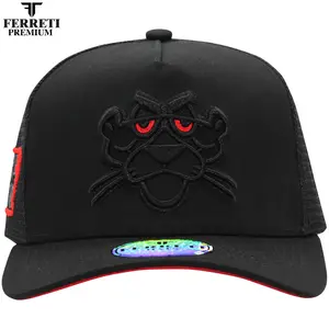 FERRETI HATS PREMIUM FT02M La Pantera Malla Baseball Cap for Men