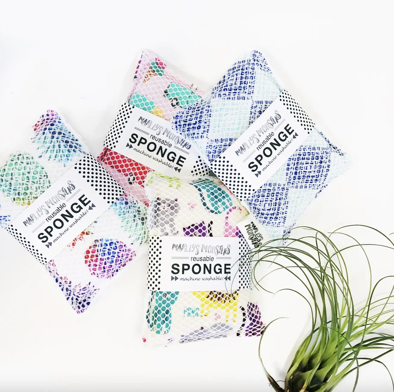 Washable sponge | Reusable low-waste sustainable kitchen cleaning sponges