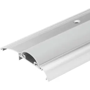3 FT Aluminum Threshold with Vinyl Seal, 36" Long x 3-1/4" Wide x 7/8" High, Heavy-Duty Door Sill for Gaps 5/8" to 3/4", Includes Screws, Made in USA