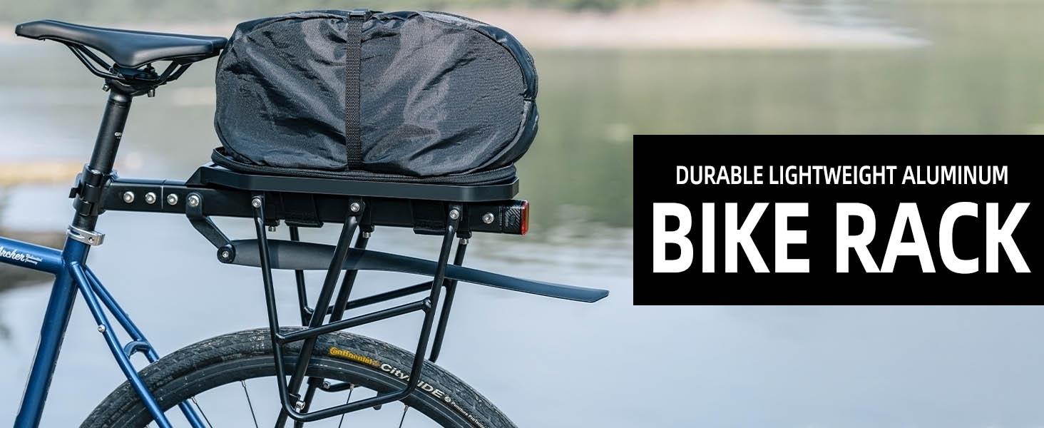 ROCKBROS Quick Release Rear Bike Cargo Rack, Adjustable for 26”-29” Mountain Bikes