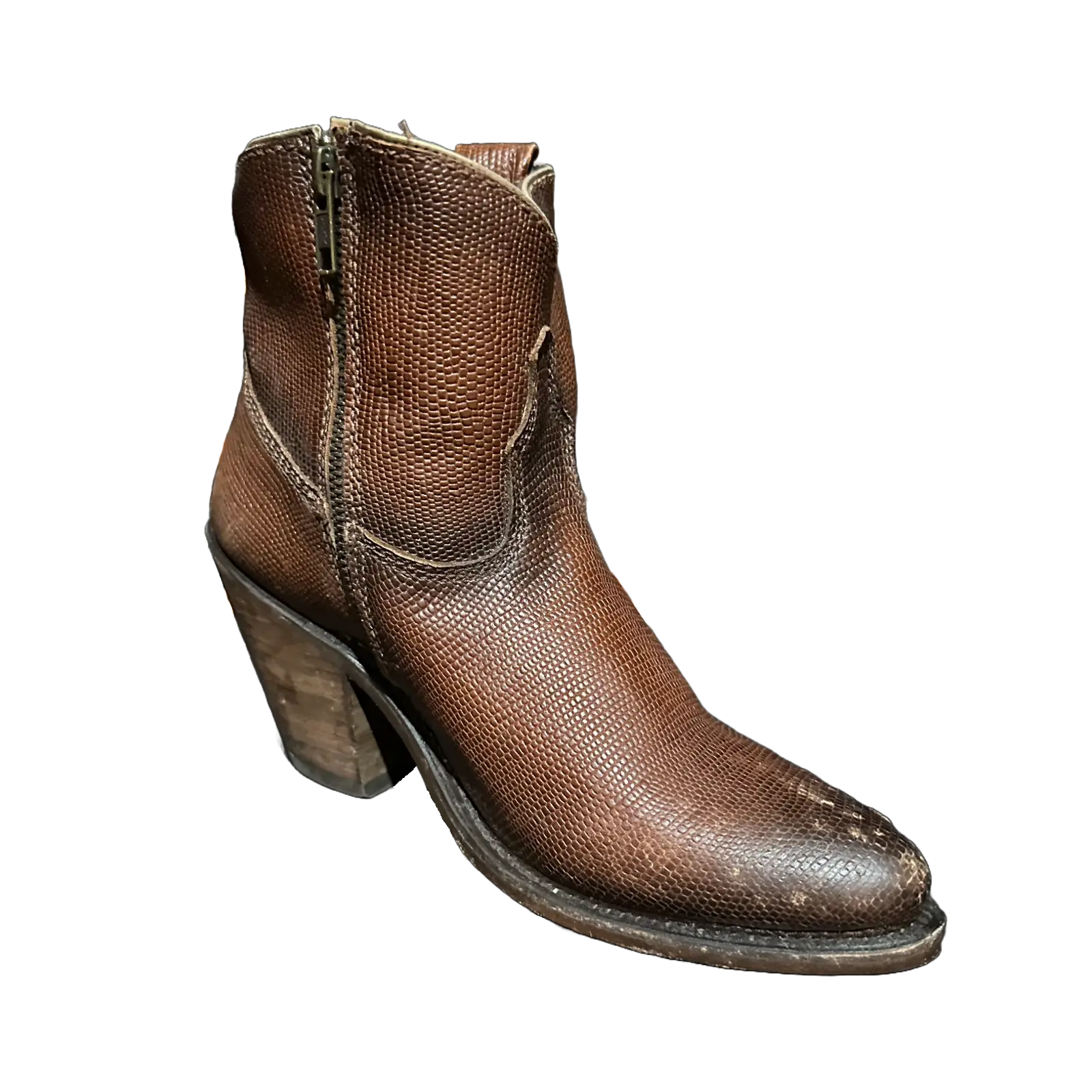 Liberty Black Ladies Columbus Miel Round Toe Ankle Booties LB-711832