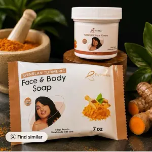 2 PCS Byenblan Turmeric Set- 2oz Face Cream & 7oz Soap- Skin Care