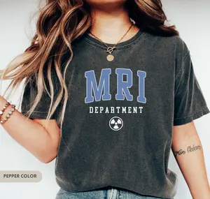 Comfort Colors MRI Department Shirt, Radiology Department Shirt, Xray Tech, MRI Technologist Graduation, Radiology Teams Gift, RAD Tech Shirts Cotton Fabric Tee Top