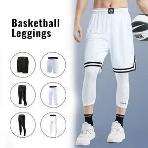 PSYCHE Compression Pants Sports Shorts Casual Sports Pants For Gym Workout Running Menswear Protective Underwear Trouser