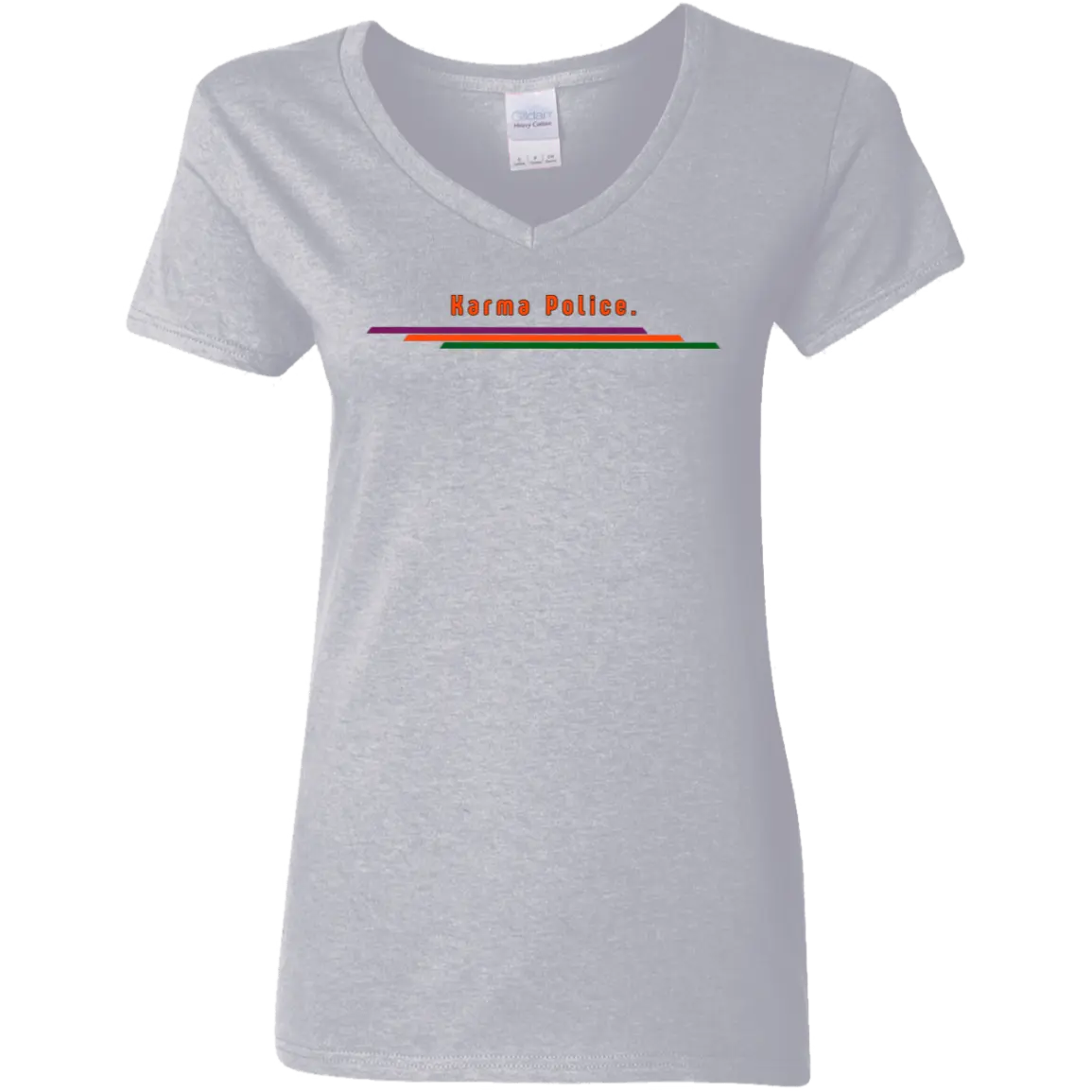 "Karma Police" Womens V-neck T-shirt