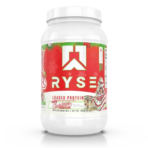 RYSE Loaded Protein Powder - 25g Whey Protein Isolate & Concentrate with Prebiotic Fiber & MCTs - Low Carb, Low Sugar, Digestive-Friendly