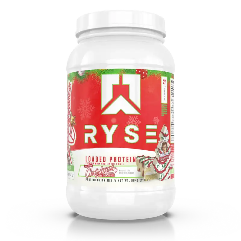 RYSE Loaded Protein Powder - 25g Whey Protein Isolate & Concentrate with Prebiotic Fiber & MCTs - Low Carb, Low Sugar, Digestive-Friendly