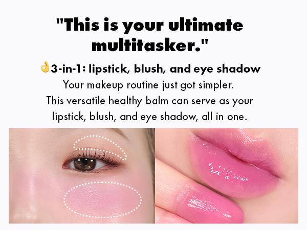 [AMUSE Seoul Official] LIP & CHEEK HEALTHY BALM blush