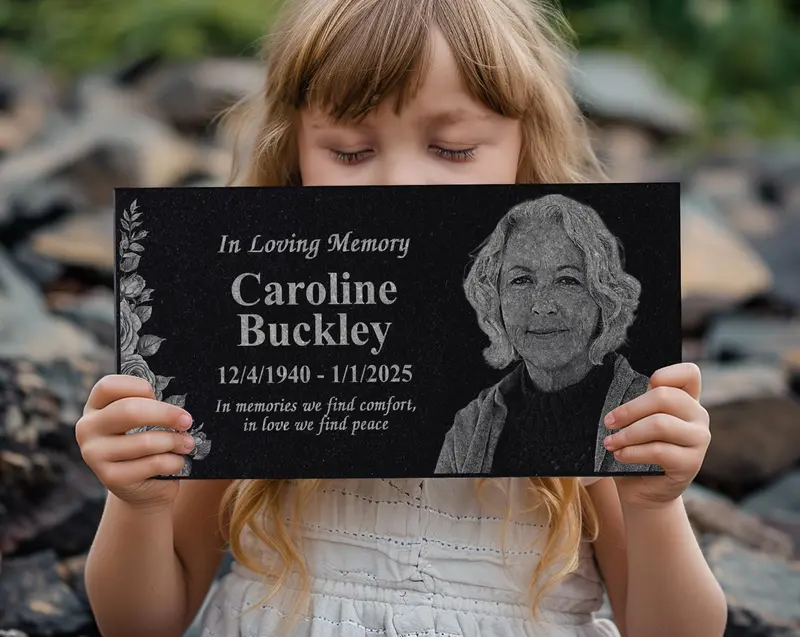 Funeral Tribute Gift - Memorial Service Display - Celebration of Life Keepsake - Cemetery Plot Marker - Gift for Grieving Family - Flowers