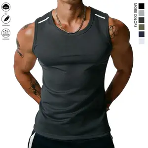 Grand opening special at new store: TTM premium men’s quick-dry tank top with wide shoulders—breathable, sweat-wicking, ideal for sports; a safe bet for styling, muscle-style look; men’s tops; standard sizes 40–50.