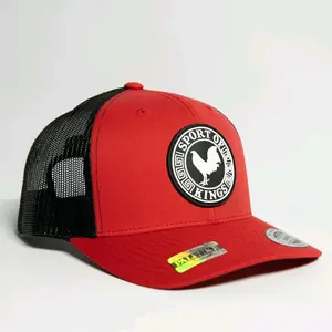 Sport Of Kings PVC Patch Curved-Bill Classic Trucker Hat 71