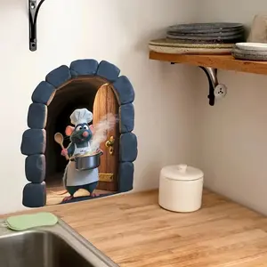 Creative Design Wall Sticker Wall Decal for Home Decor, Self-Adhesive Wallpaper for Living Room Bedroom Kitchen Decoration, Easy DIY Background Wall, Household Decoration Supplies