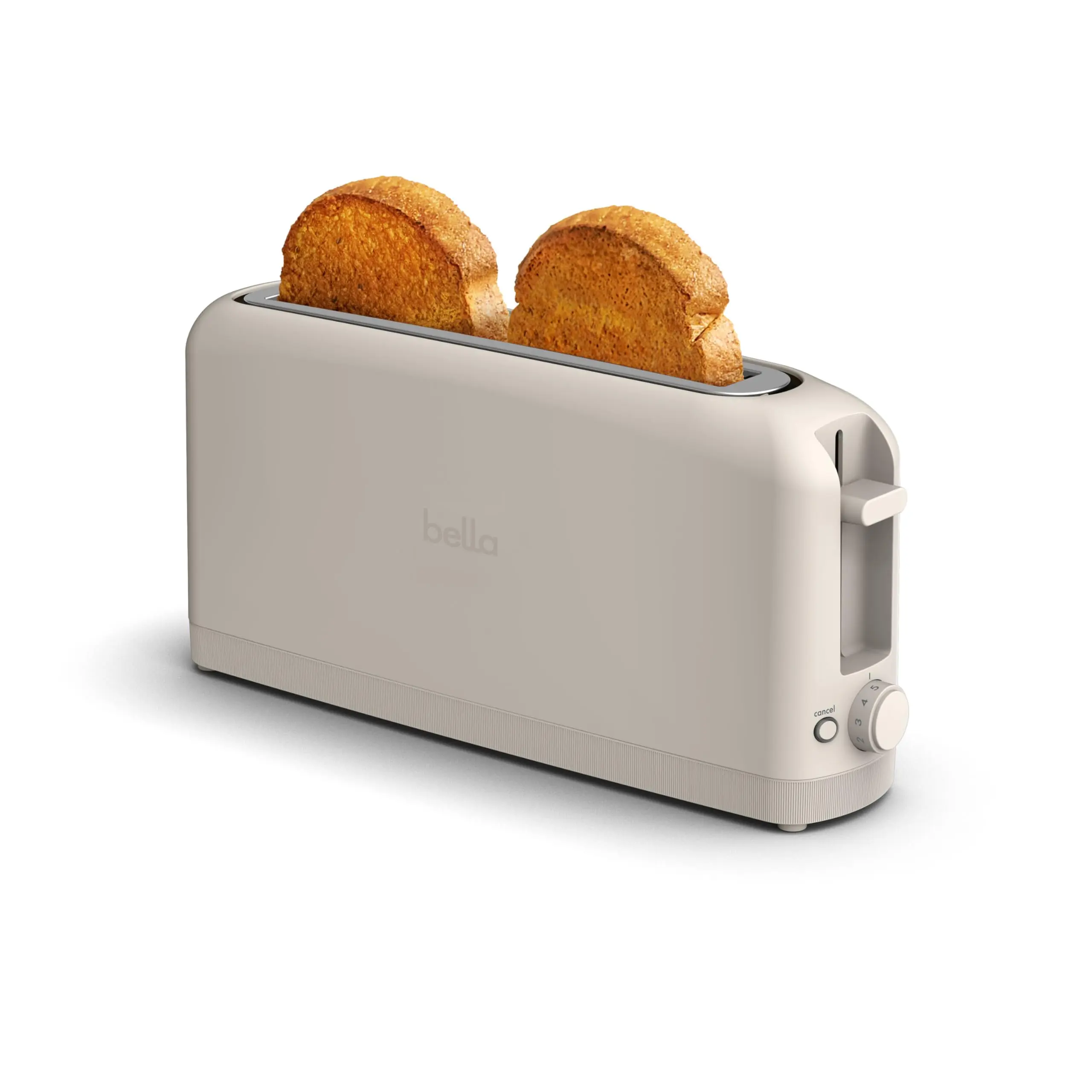 2 Slice Slim Toaster with 10 Inch Extra Wide Long Slot, 6 Shade Settings, High Lift Lever, Removable Crumb Tray, Cancel Function, Cord Wrap, Compact Countertop Bread Toaster