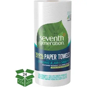 Seventh Generation  Recycled Paper Towel - Roll of 24