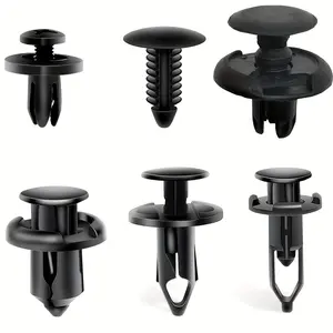 200pcs Car Fixing Clips 6mm-10mm Universal Mixed Set for Toyota Ford Honda Bumper Push Rivet Automotive Parts Removal Tool