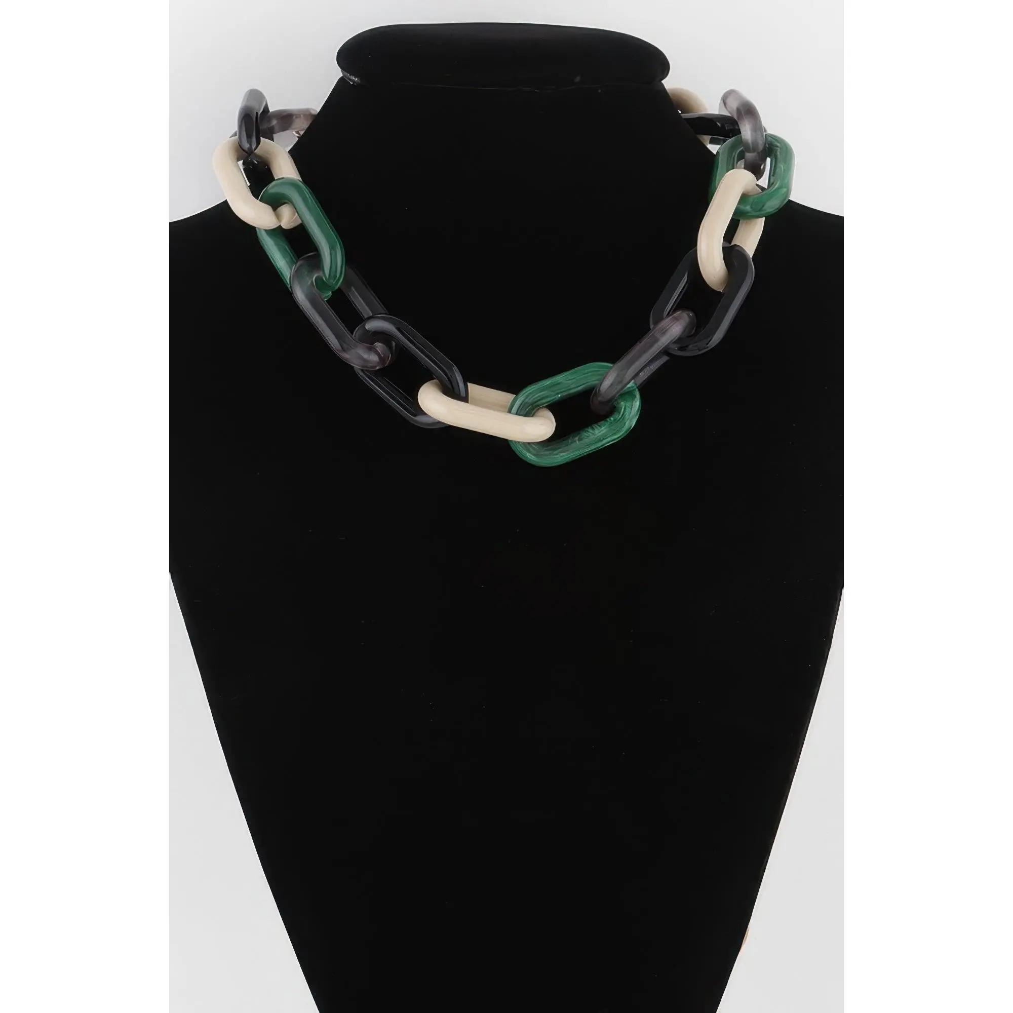 Two Toned Link Chain Necklace