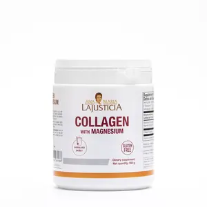 Ana Maria Lajusticia hydrolyzed Collagen Powder with Magnesium Healthy Skin Nails Hair Ligaments Bones NEUTRAL Flavour 350g Supplement Colágeno Magnesio Healthcare Fitness Colagen Dietary