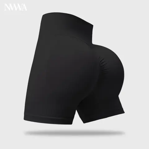 [Shop and Receive a Gift] Women's High-Waisted Tummy-Controlling Hip-Lifting Seamless Sports Shorts, Athletic Bottoms for Gym Workouts, Yoga, Outdoor Running