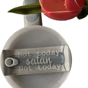 Not Today tumbler name plate