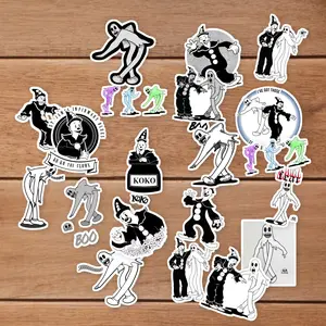 Stickers Pack 20 Pcs Koko Luggage Aesthetic Skateboard The Vinyl Bike Clown Car Water Colorful Waterproof Bottle Guitar Bumper Laptop