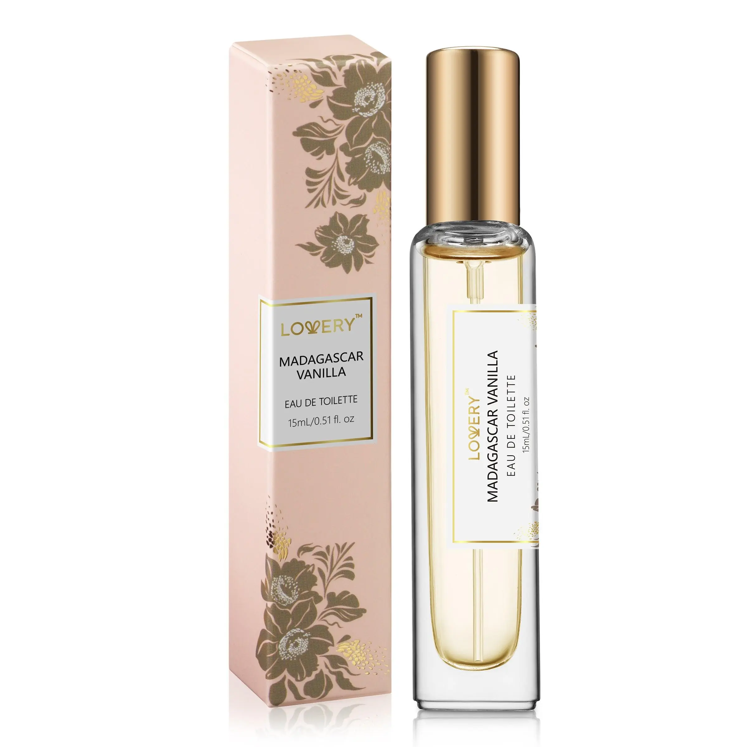 LoveryGifts Madagascar Vanilla Eau de Toilette Spray - 15ml Long Lasting Clean Cologne