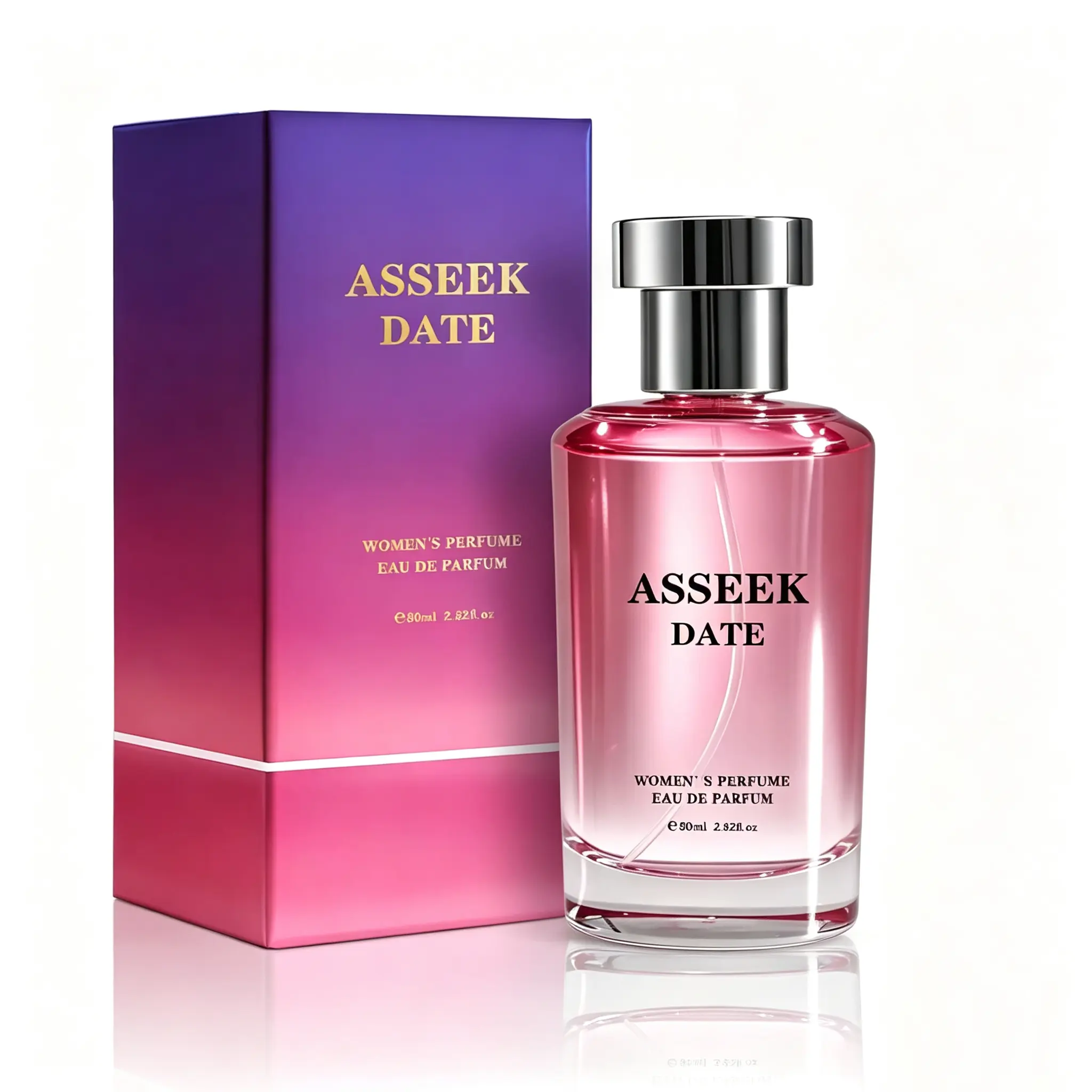 ASSEEK Women's Eau de Parfum 80ml (2.71oz), Long Lasting Floral Fruity Perfume with Sicilian Mandarin, Jasmine Absolute & Warm Amber, Elegant Daily Fragrance for Women