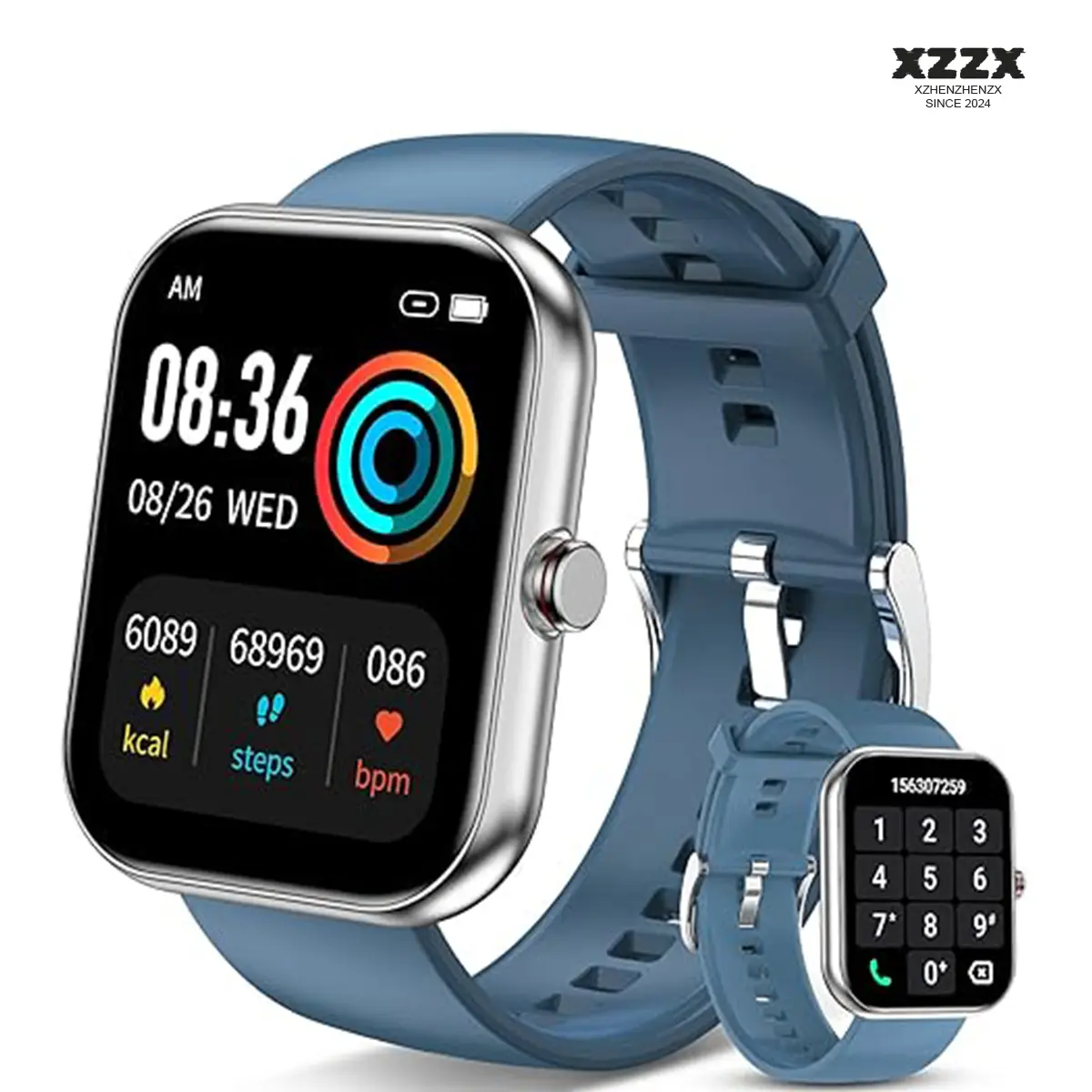 XZHENZHENX A221,Smart Watch for Men Women with Bluetooth Call