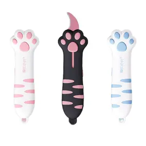 Box opener, cute portable gift box, box opener, cat's paw cut, box cutter