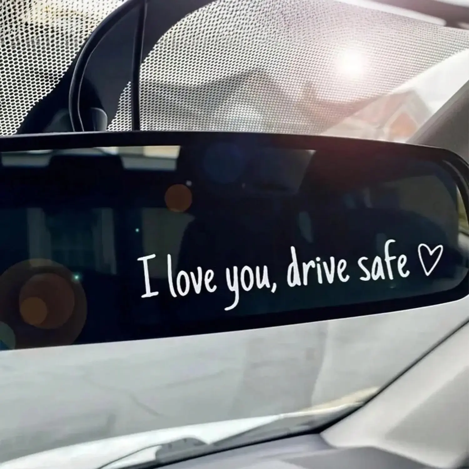 4pcs Focus On Driving, Stay Focused, English Text Car Sticker, Fashionable Rearview Mirror Sticker, Creative Vinyl Sticker, Wall Sticker, Home Decor Vinyl Sticker, Spring Decor, Renew Home, Rama Decor Sticker, Birthday Graduation Gift, Sticker, Ideal Gift