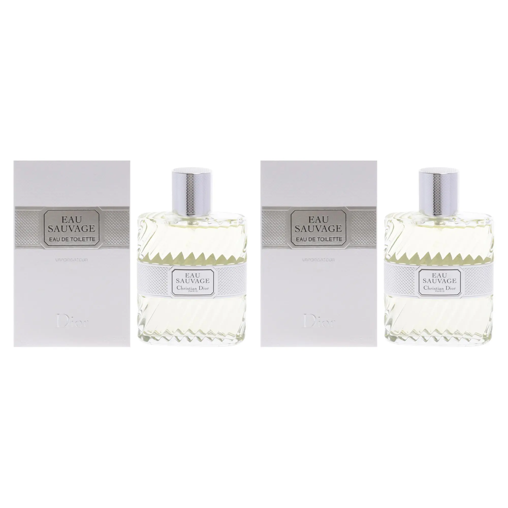 Christian Dior Eau Sauvage Men's 3.4 fl oz EDT Spray Set - Pack of 2, Spray-On Fragrance for Personal Care