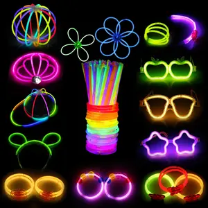 One-Time Fluorescent Rods Bulk Concert Glow Bracelets Party Decoration Props, Model Xinghao Pd202601, Ca Prop_65_no