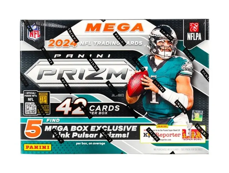 2024 NFL PRIZM MEGA BOX (PURPLE PULSAR)