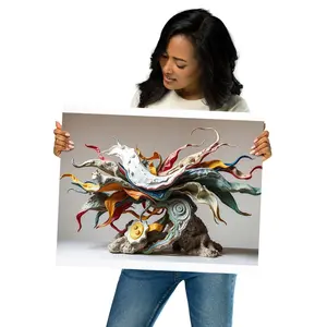 Premium Luster Artistic Photo Paper Poster - 10 mil, Glossy or Matte Finish, Summervibes Print for Home Decor, Wall Decoration